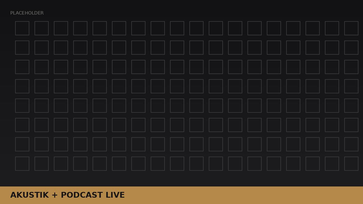 Akustik & Podcast Live