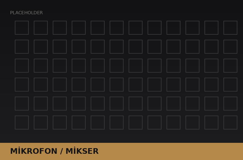 Mikrofon ve mikser